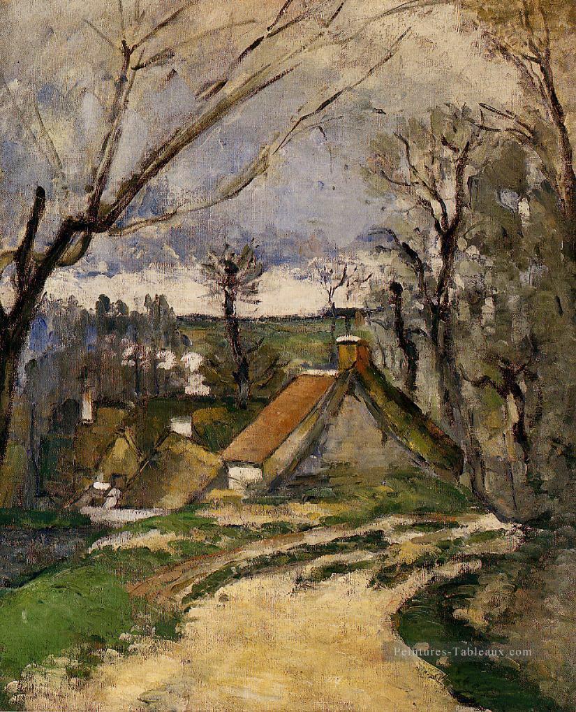 Chalets d’Auvers Paul Cézanne Peintures à l'huile